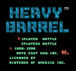 NES Games > Heavy Barrel :: Emu-Land.net